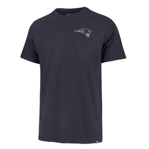 '47 Men's Atlas Blue NFL New England Patriots Turn Back Franklin T-Shirt Size L